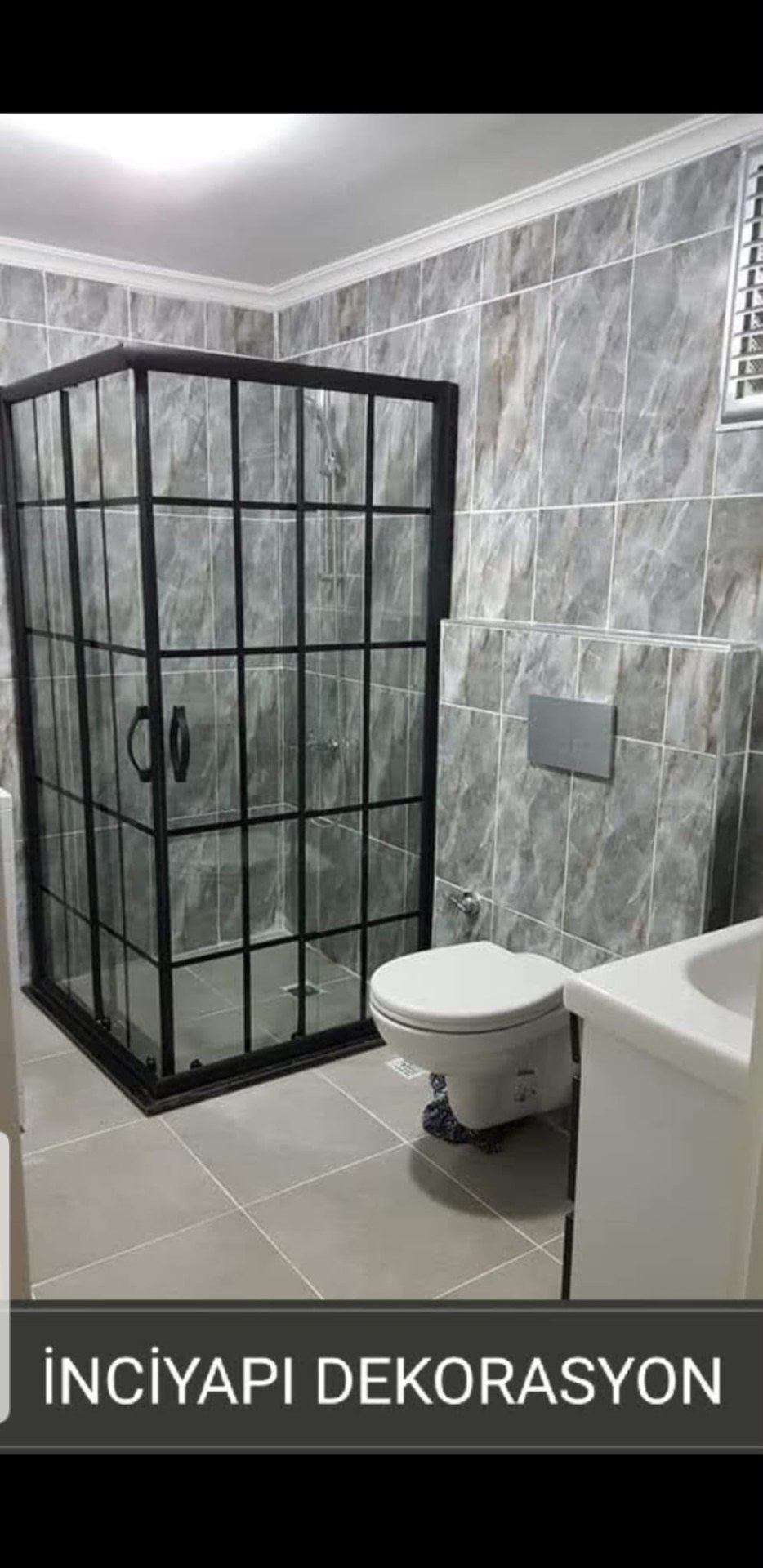 Duşakabin ve banyo dolabı uygulamasına ait proje görseli